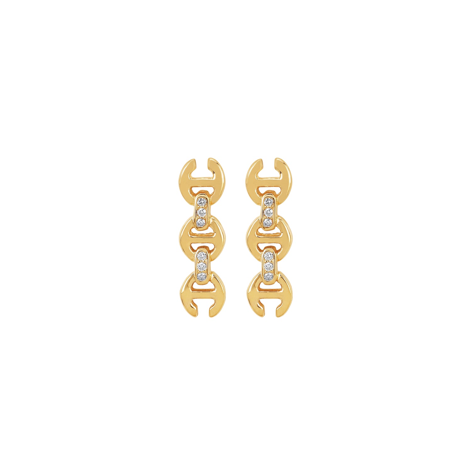 3MM TOGGLE STUDS WITH DIAMONDS