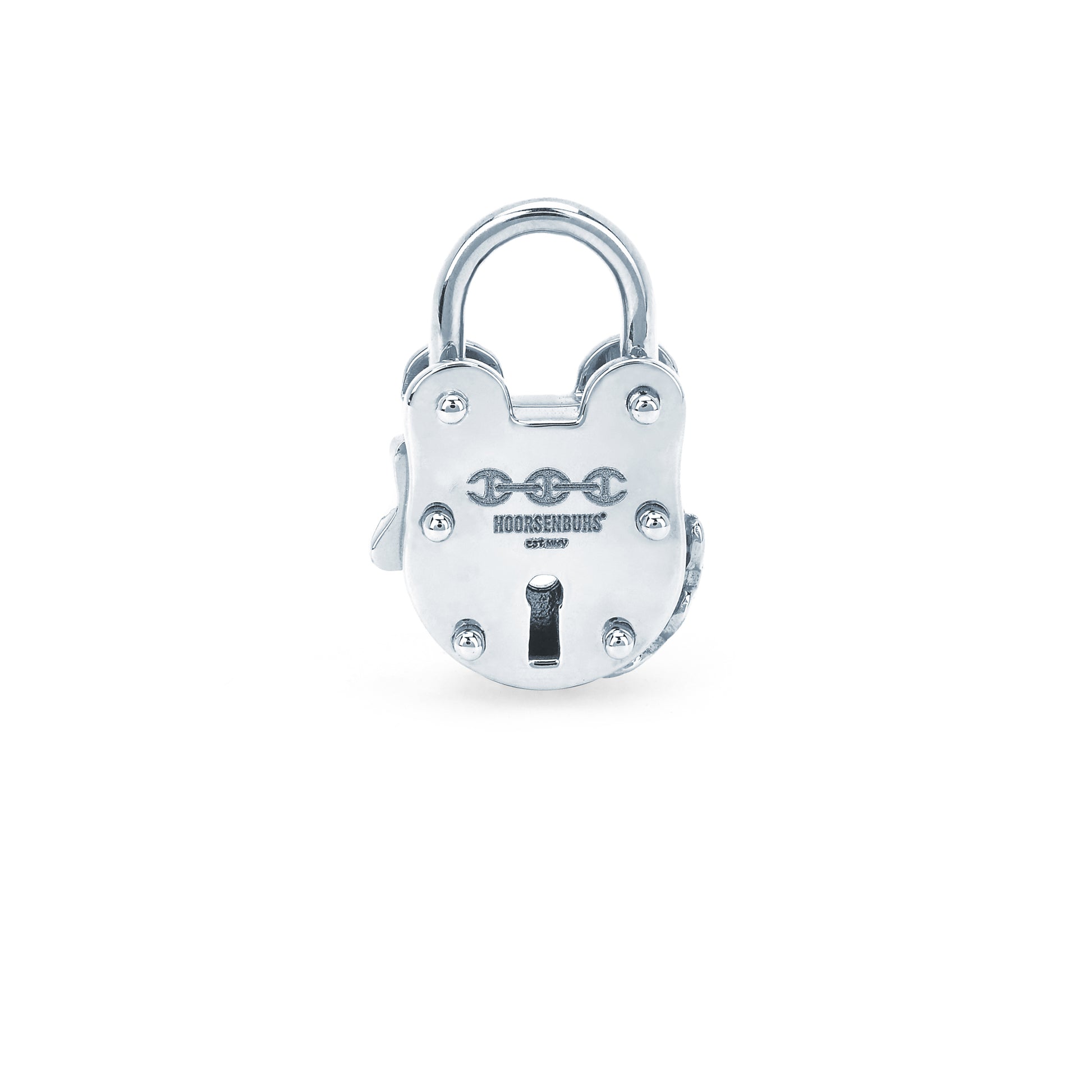 Tiffany & Co Sterling Silver Round Padlock Lock Charm -  Sweden