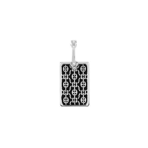 Rectangle Lace Pendant