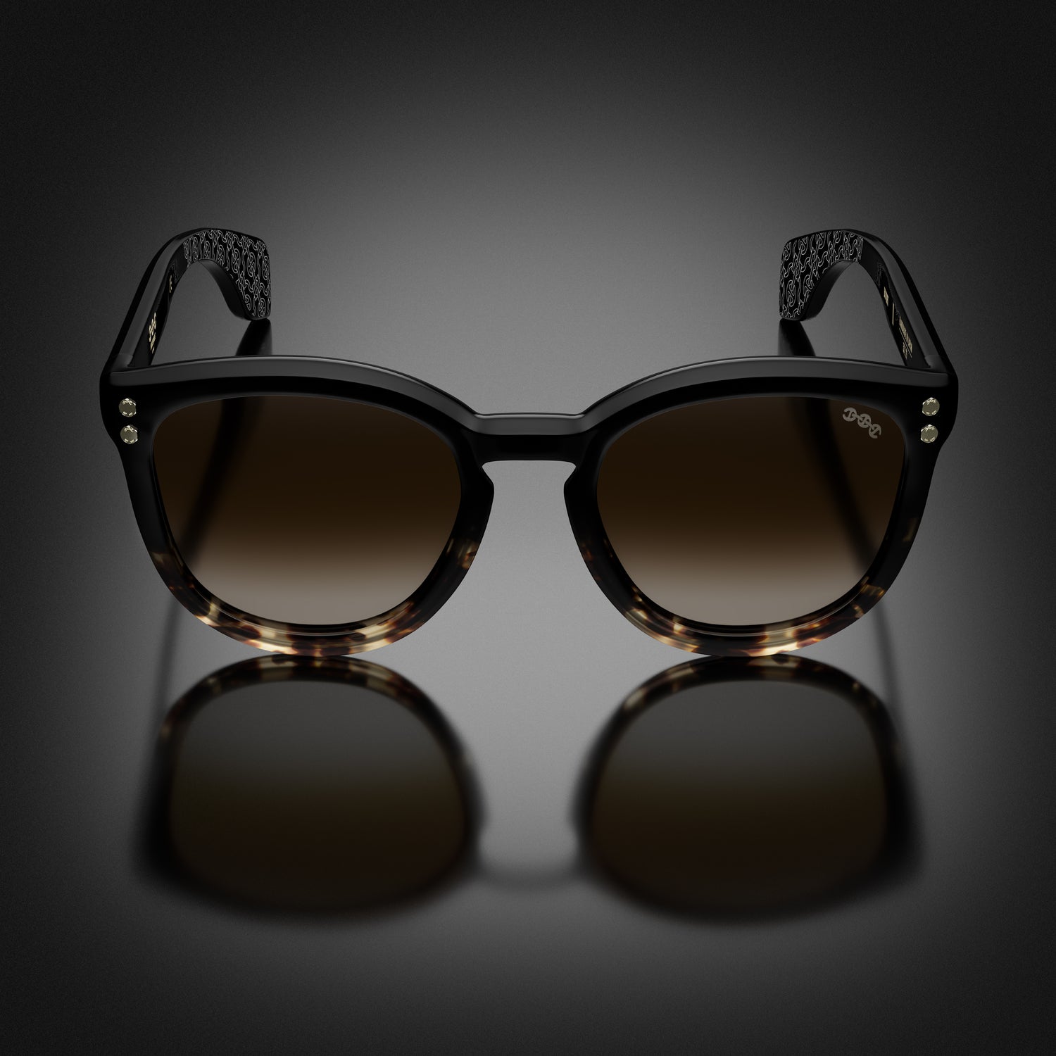 MODEL II | BLACK/TORTOISE FADE